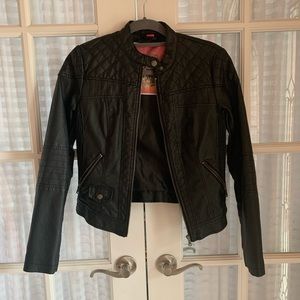 Faux leather jacket